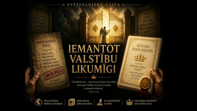 510. Kas ir cilvēks? Iemantot valstību likumīgi.