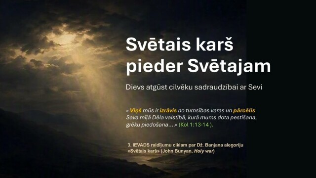 515. Kas ir cilvēks? Svētais karš pieder Svētajam